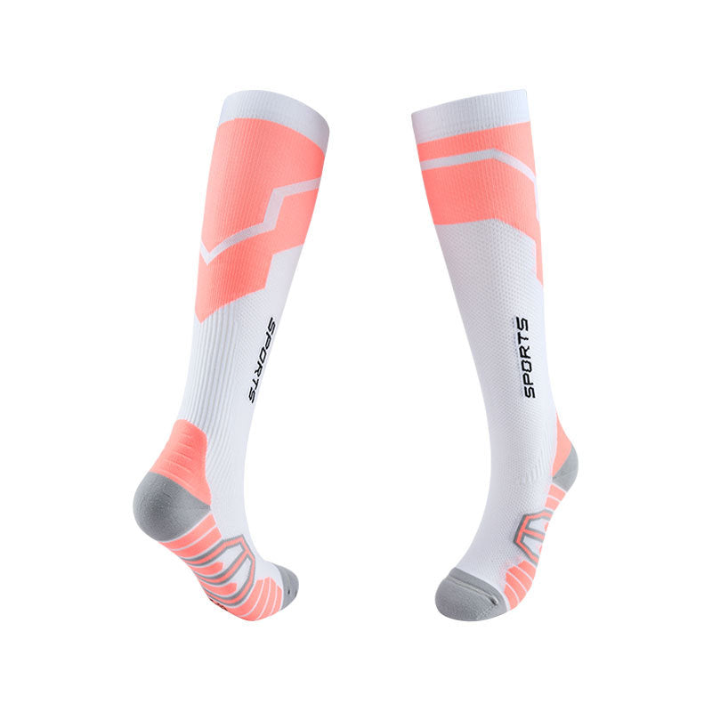 Spring and Summer Compression Socks Knee Long Tube Running Sports Marathon Fitness Socks-3PRS
