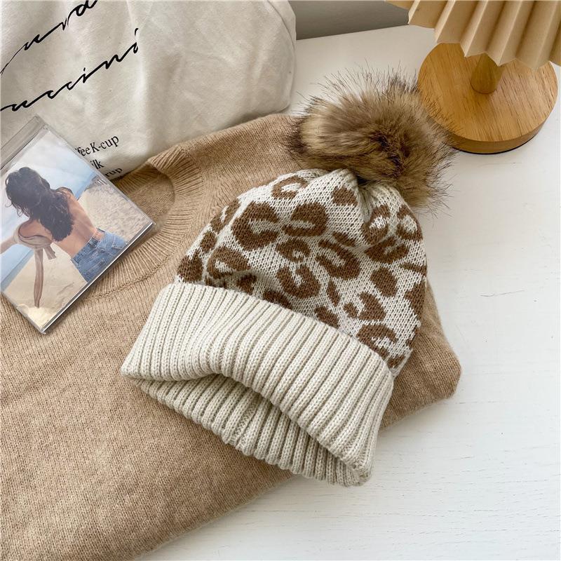 Fair Island Style Knitted Hat Children's Retro Dual-purpose Bag Hat Warm Wool Hat Ear Protection Street Style