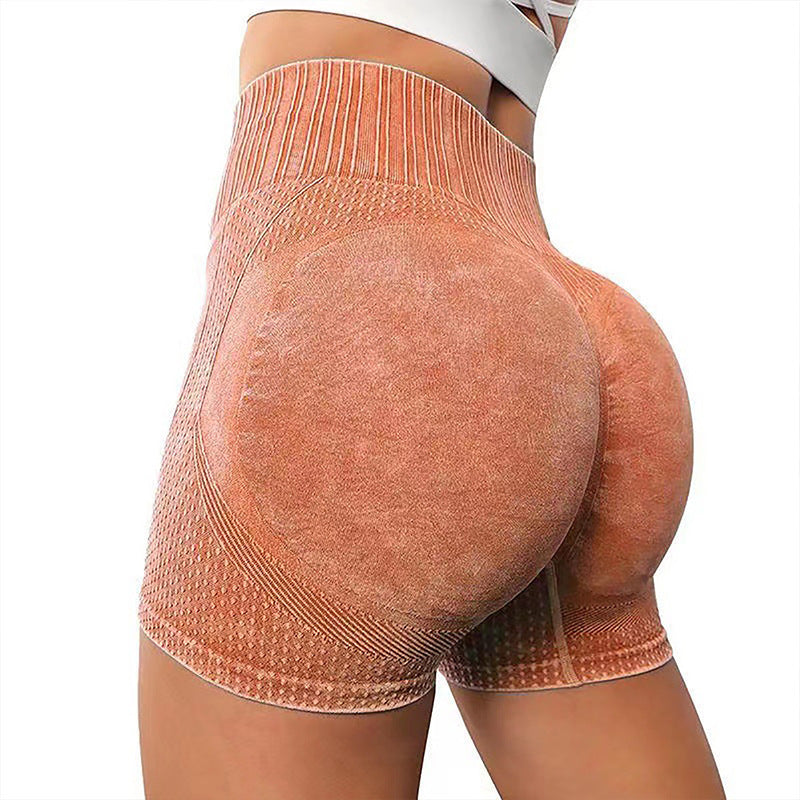 Trending High Waisted Yoga Pants: Quick-Dry Hip Lift Shorts for Running | Moisture-Wicking Fitness Activewear | Sexy Sports Design
