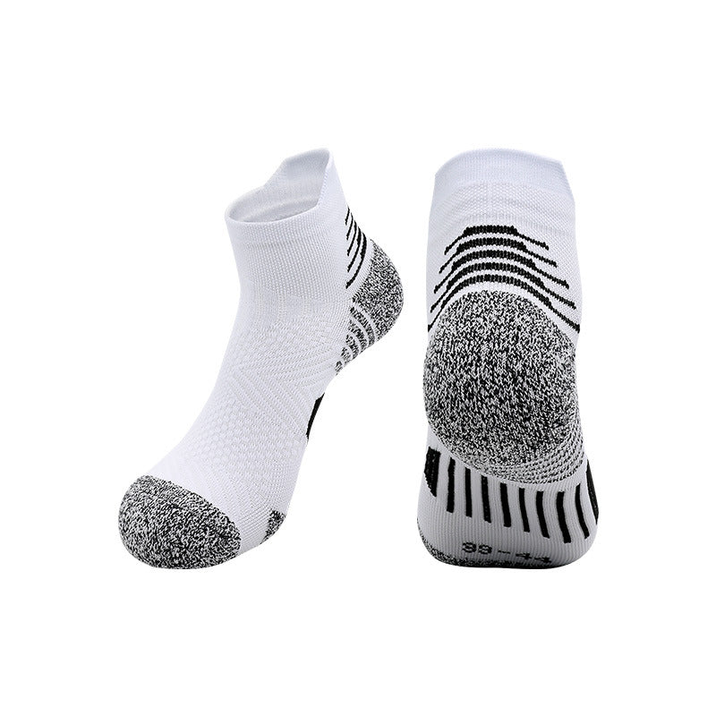 Marathon Professional Running Socks Breathable Towel Bottom Non-slip Sports Socks Adult Short Tube Socks Short Socks