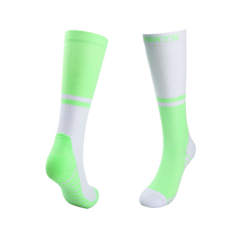 Spring and Summer Compression Socks Knee Long Tube Running Sports Marathon Fitness Socks-3PRS