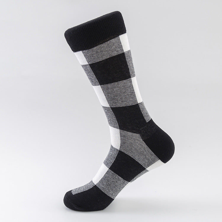 Men's Socks Large Size Stockings Large Cotton Socks Large Medium Tube Sports Socks-5prs