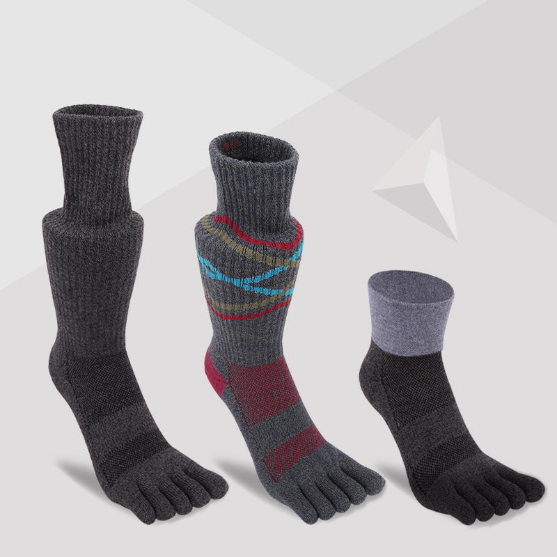 Terry COOLMAX Sports Socks Running Socks Big Name Flat for Hiking Running