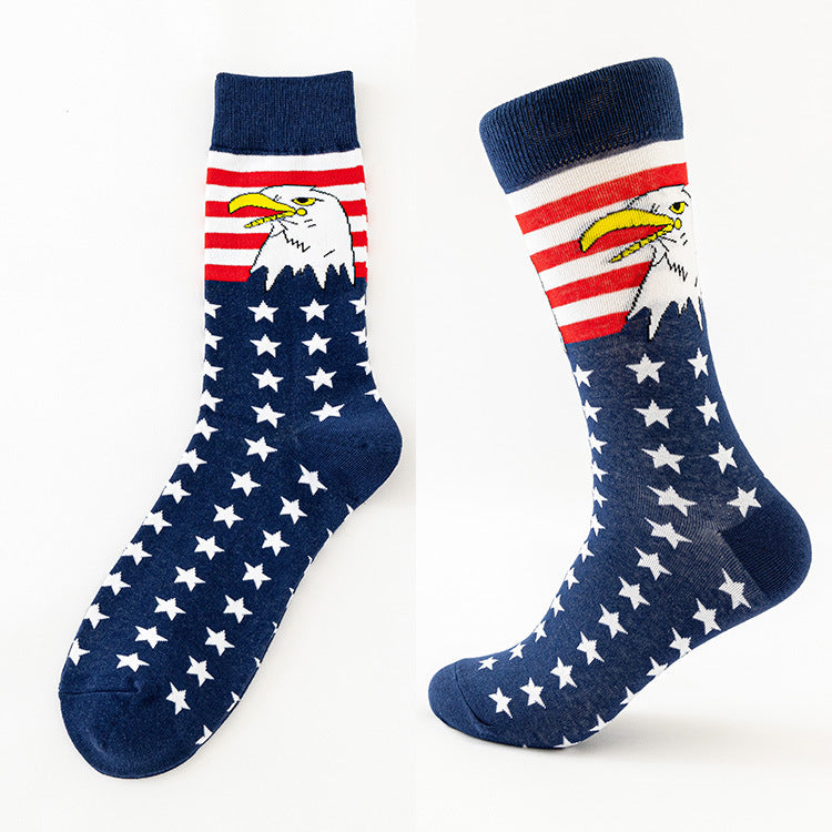 Men's Socks Large Size Stockings Large Cotton Socks Large Medium Tube Sports Socks-5prs