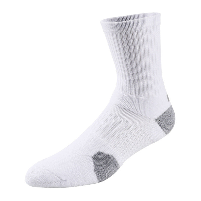 Professional Basketball Socks Men's Short Medium and Long Tube Thickened Towel Bottom Elite Socks Outdoor Running Men's Sweat-absorbing Sports Socks