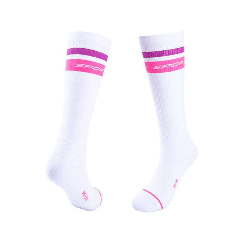 Spring and Summer Compression Socks Knee Long Tube Running Sports Marathon Fitness Socks-3PRS
