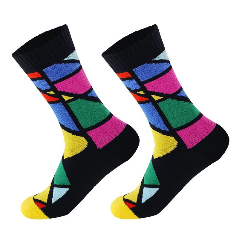 Waterproof Socks Medium Tube Ski Socks Cycling Camping Sports Wading Water Breathable Warm Outdoor Rain Socks for Men and Women