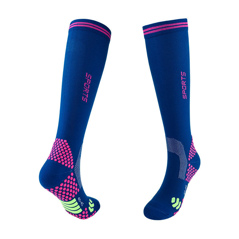 Spring and Summer Compression Socks Knee Long Tube Running Sports Marathon Fitness Socks-3PRS
