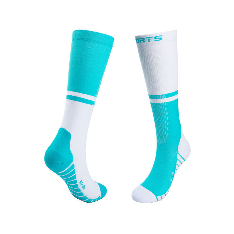 Spring and Summer Compression Socks Knee Long Tube Running Sports Marathon Fitness Socks-3PRS