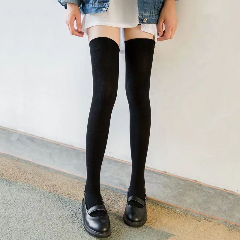 Super Long Velvet Thigh Socks Over Knee Socks Silicone Non-slip Knee Socks Cover Root Winter Warm Flesh-colored High-tube Stockings
