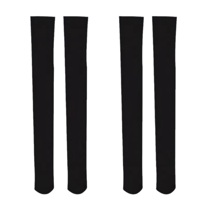Super Long Velvet Thigh Socks Over Knee Socks Silicone Non-slip Knee Socks Cover Root Winter Warm Flesh-colored High-tube Stockings