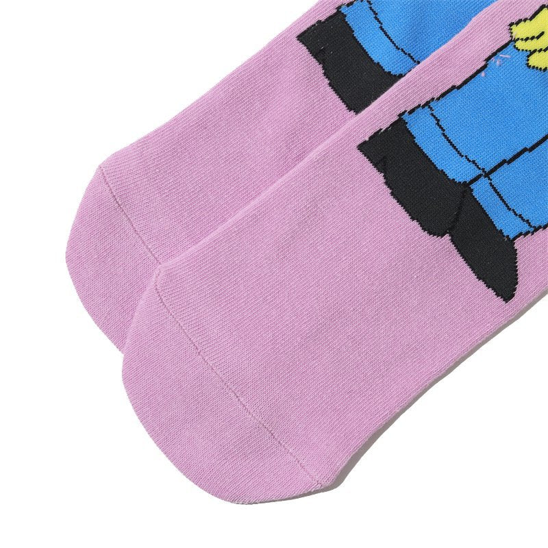 Socks Men's Cotton Tide Socks Wholesale Casual Ins Wholesale Socks-5PRS