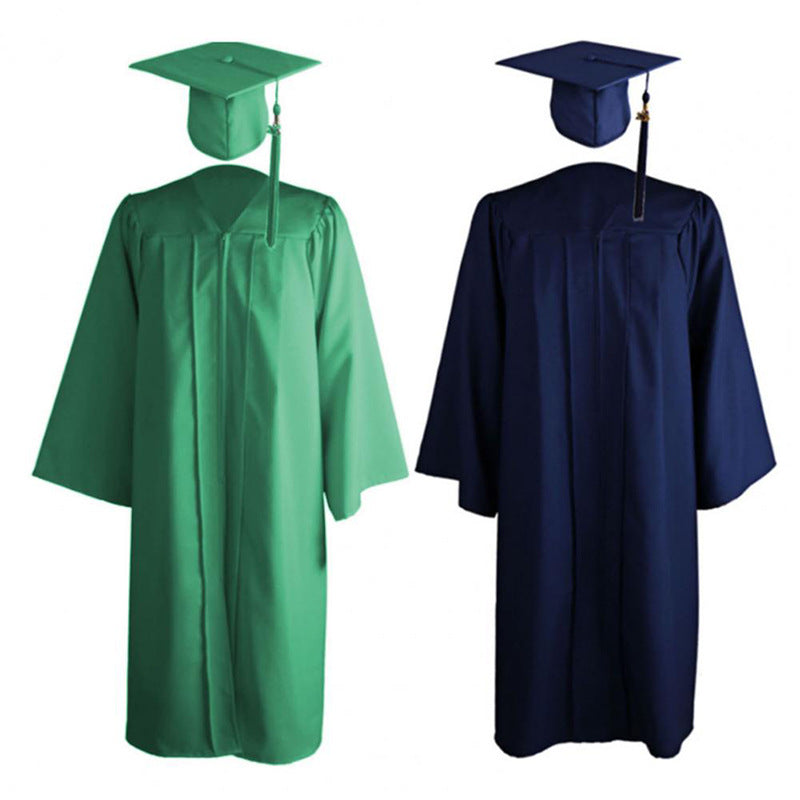 New Woven Bachelor's Clothing Adult Graduation Clothing University Degree Clothing Set Graduation Robe Academic Clothing