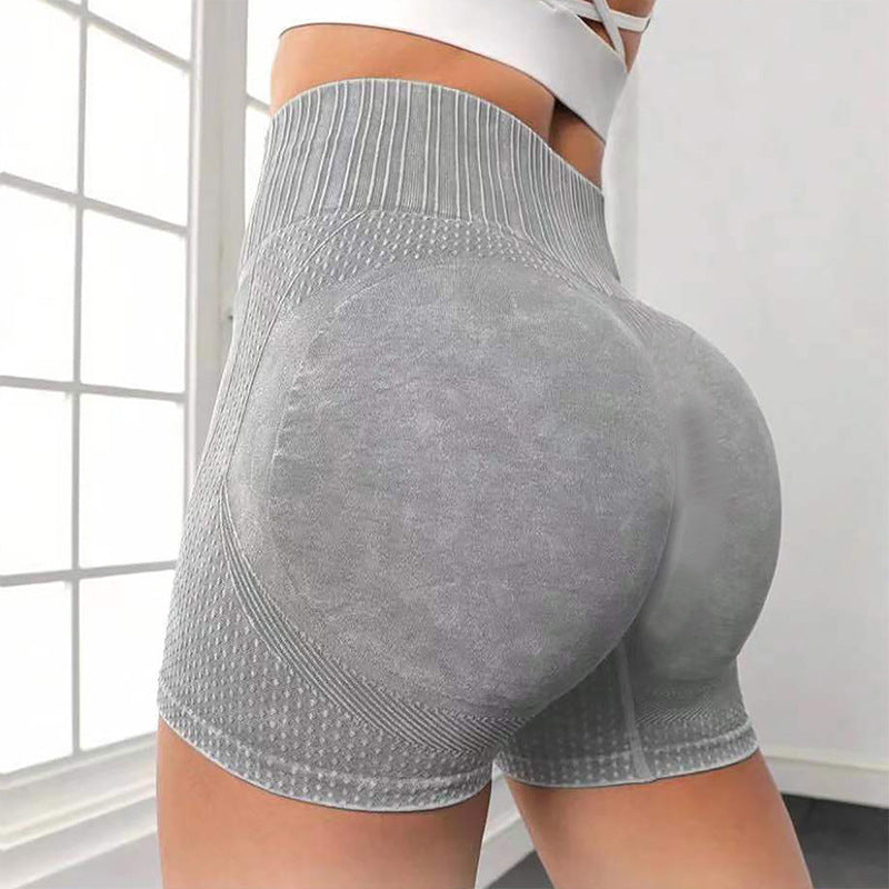 Trending High Waisted Yoga Pants: Quick-Dry Hip Lift Shorts for Running | Moisture-Wicking Fitness Activewear | Sexy Sports Design