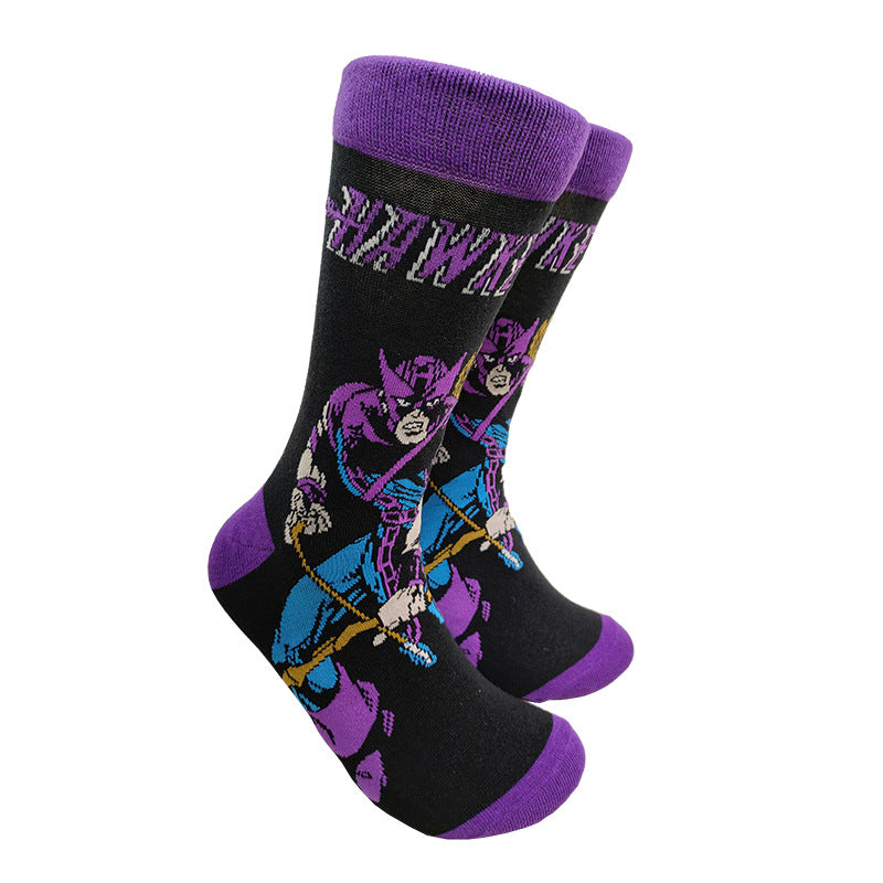 Medium tube socks men's and women's trendy brand stockings personalized European and American men's and women's socks sports skateboard socks