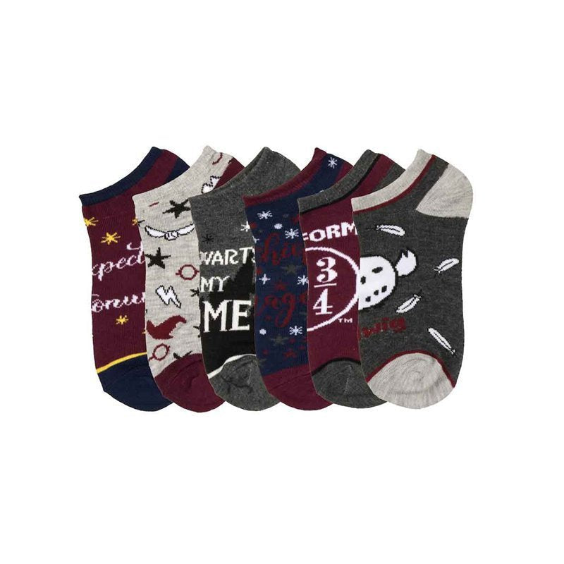 Short Socks Men's Trendy Socks Four Seasons Harry Potter Socks Cartoon Cotton Socks Medium Boat Socks-5PRS