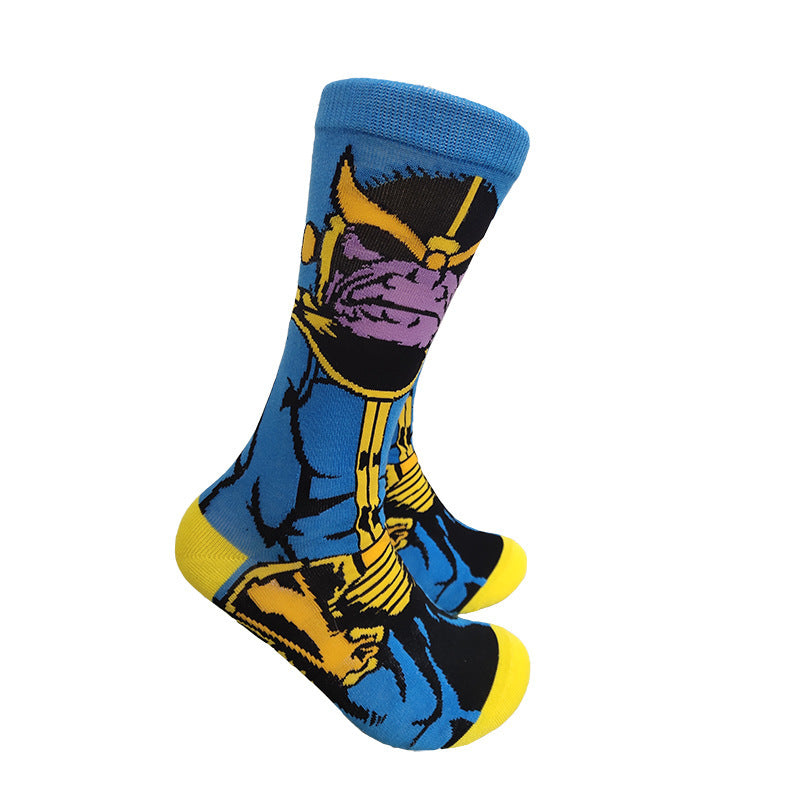 Medium tube socks men's and women's trendy brand stockings personalized European and American men's and women's socks sports skateboard socks