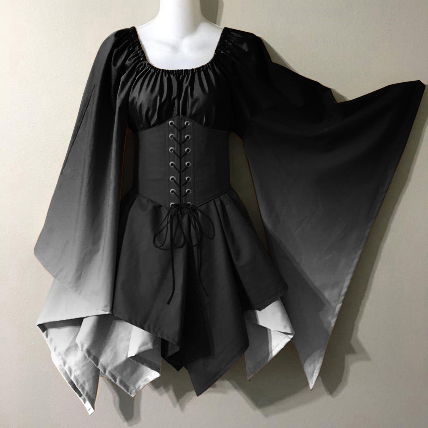 New Party Long-sleeved Women's Renaissance Medieval Dress