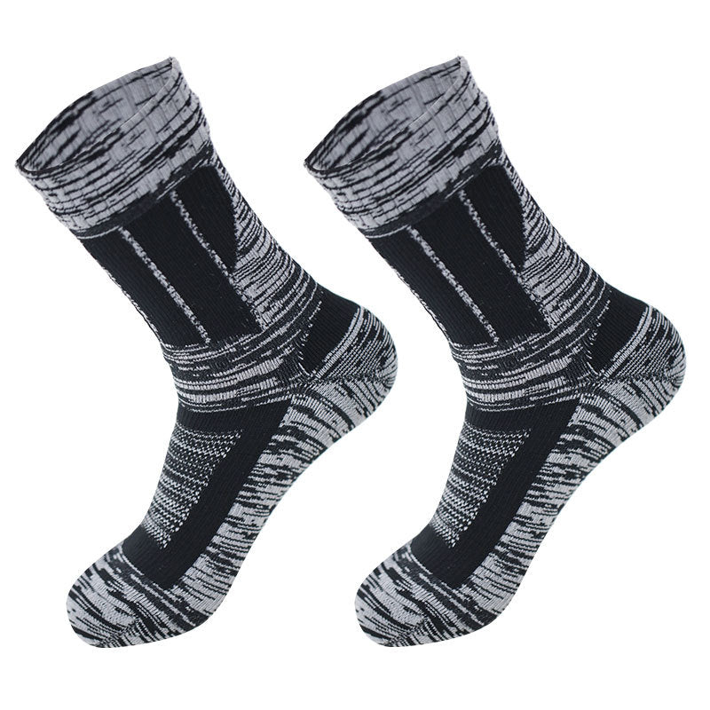 Waterproof Socks Medium Tube Ski Socks Cycling Camping Sports Wading Water Breathable Warm Outdoor Rain Socks for Men and Women