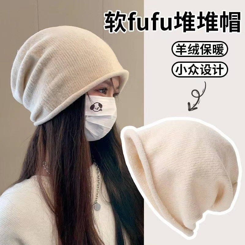 Fair Island Style Knitted Hat Children's Retro Dual-purpose Bag Hat Warm Wool Hat Ear Protection Street Style