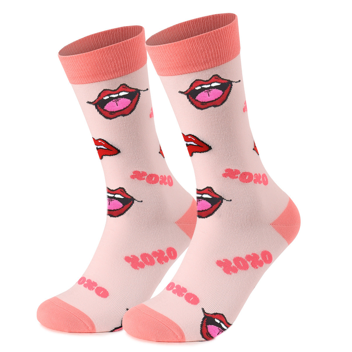 New Popular Holiday Valentine's Day Gift Elements Foreign Trade Men and Women Couples Cotton Socks