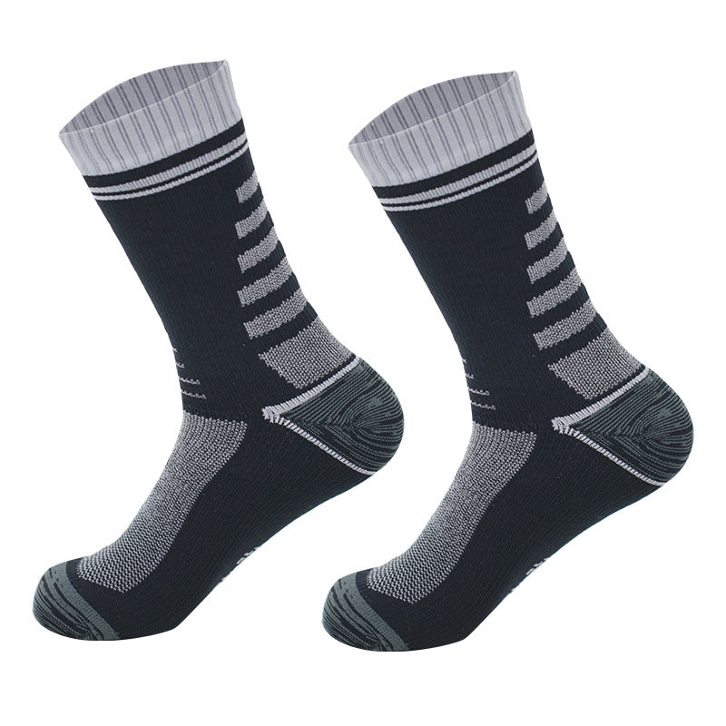 Waterproof Socks Medium Tube Ski Socks Cycling Camping Sports Wading Water Breathable Warm Outdoor Rain Socks for Men and Women