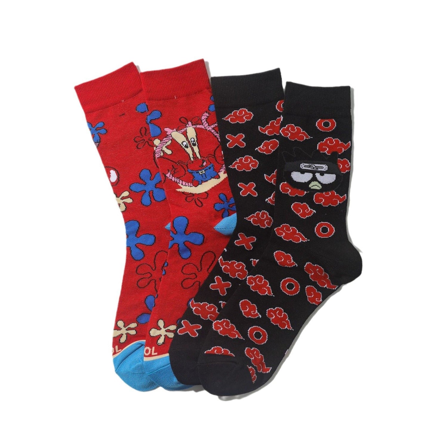 Female Cotton Day Cartoon Tube Socks Male Naruto Anime Socks Animation Tide Socks Manga Socks-5PRS