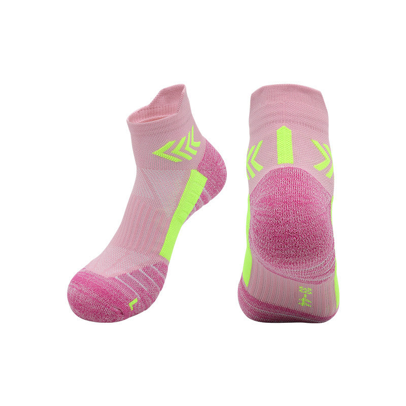 Marathon Professional Running Socks Breathable Towel Bottom Non-slip Sports Socks Adult Short Tube Socks Short Socks