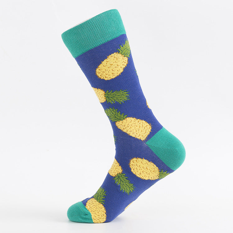 Men's Socks Large Size Stockings Large Cotton Socks Large Medium Tube Sports Socks-5prs