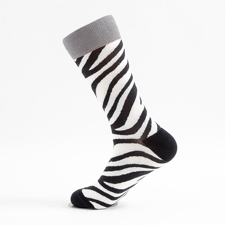 Men's Socks Large Size Stockings Large Cotton Socks Large Medium Tube Sports Socks-5prs