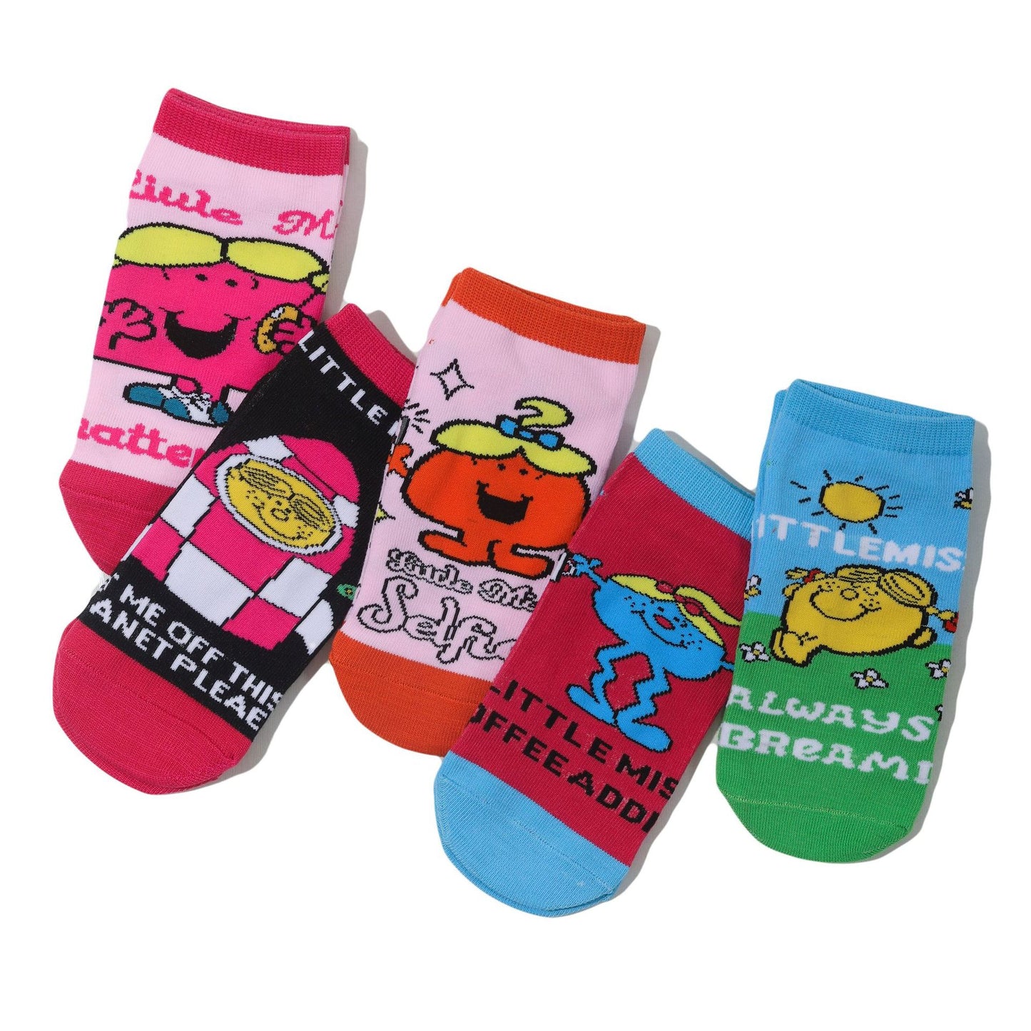 Female Cotton Animation Cartoon Men's Boat Socks Short Cotton Socks Comic  Personalized Animation Cute Sock-5PRS