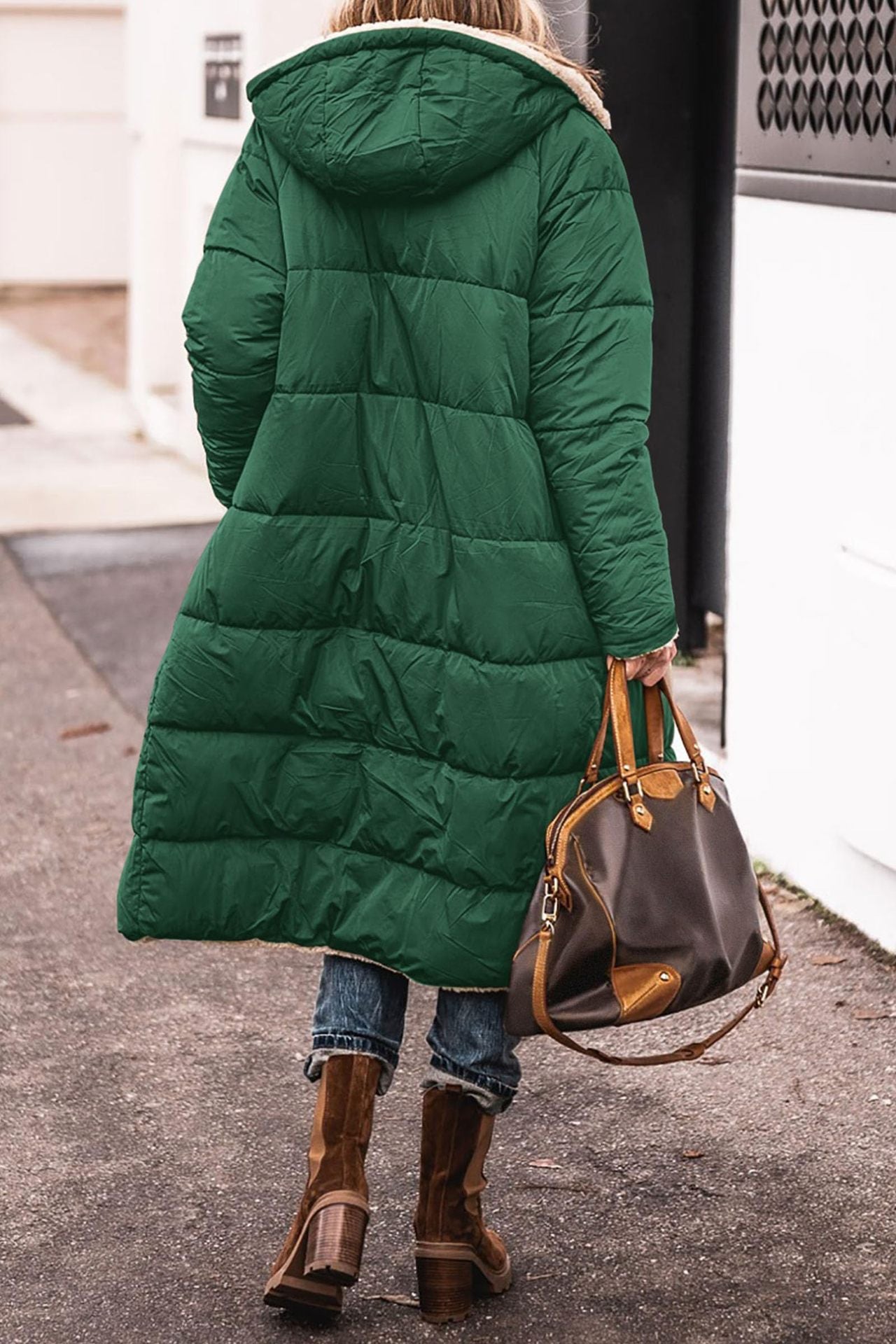 Solid Color Hooded Cotton Clothes, Long Sleeves, Double-sided Wear, Slim Fit, Eight Colors, Five Yards, Thickened Coat.