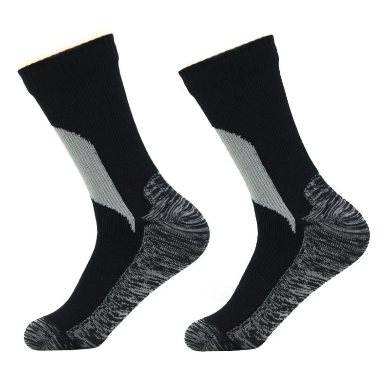 Waterproof Socks Medium Tube Ski Socks Cycling Camping Sports Wading Water Breathable Warm Outdoor Rain Socks for Men and Women