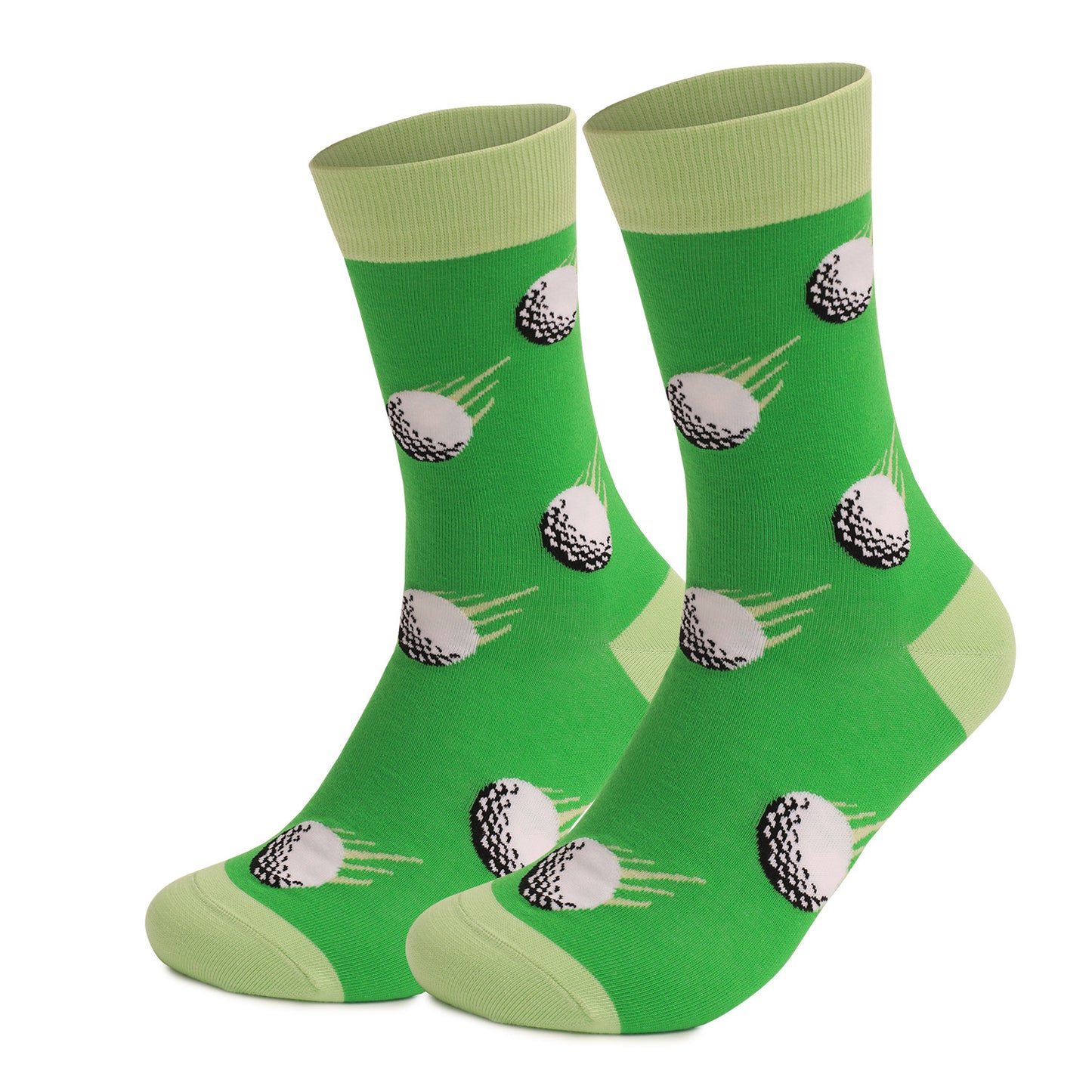 Golf Sole English Gift Socks Sweat-absorbing Breathable Deodorant Sports Theme Elements