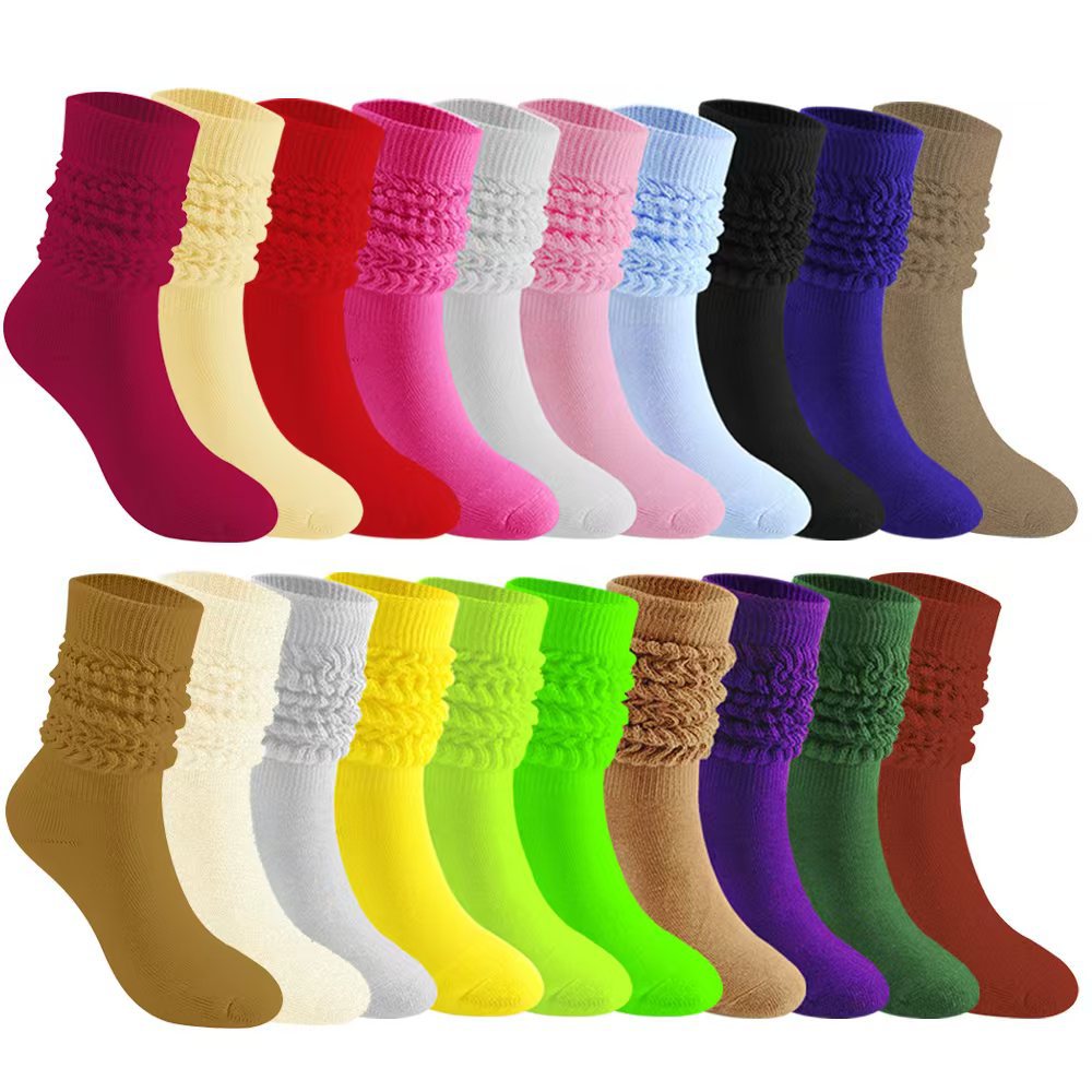 Long Socks, Bubble Socks, Warm Long Legs, Slouch Socks, Padded Socks