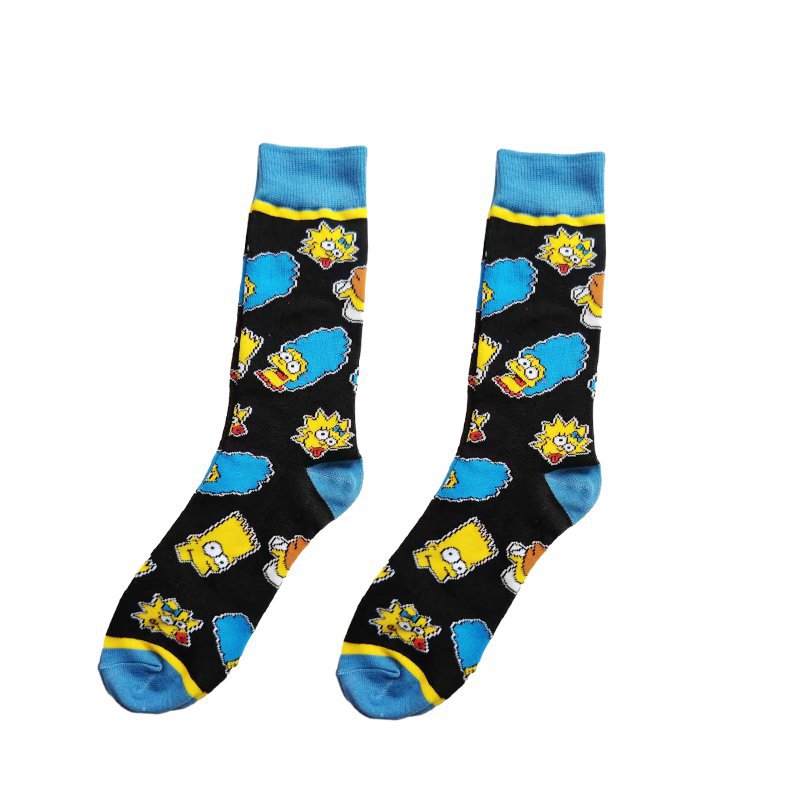 Socks Men's Cotton Tide Socks Wholesale Casual Ins Wholesale Socks-5PRS
