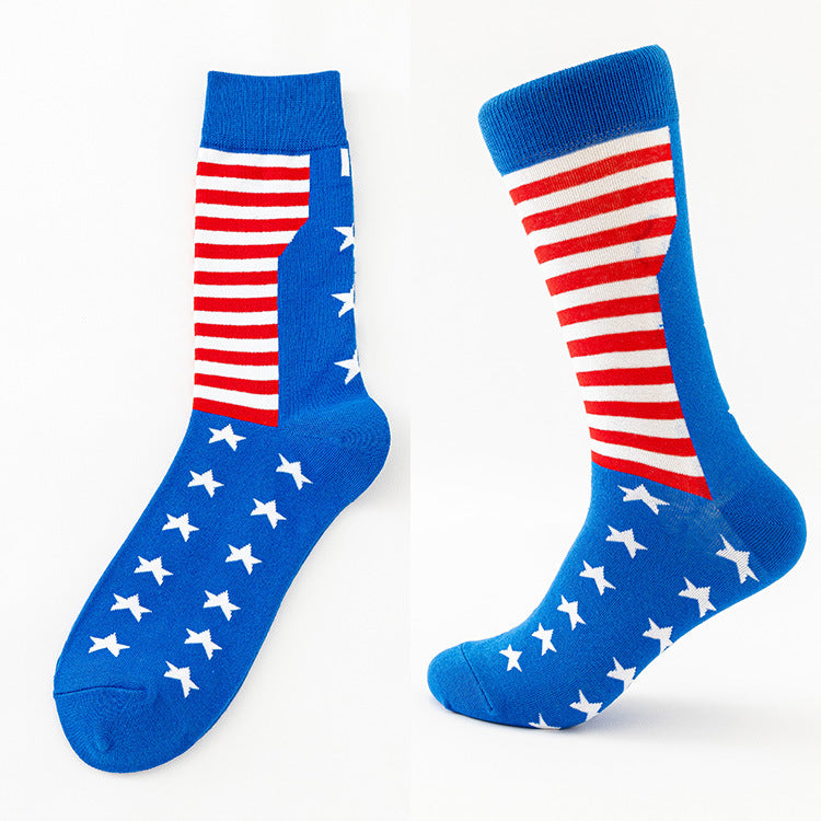 Men's Socks Large Size Stockings Large Cotton Socks Large Medium Tube Sports Socks-5prs