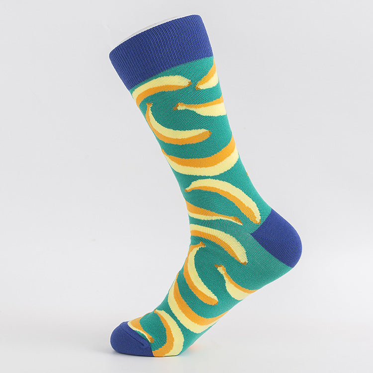 Men's Socks Large Size Stockings Large Cotton Socks Large Medium Tube Sports Socks-5prs