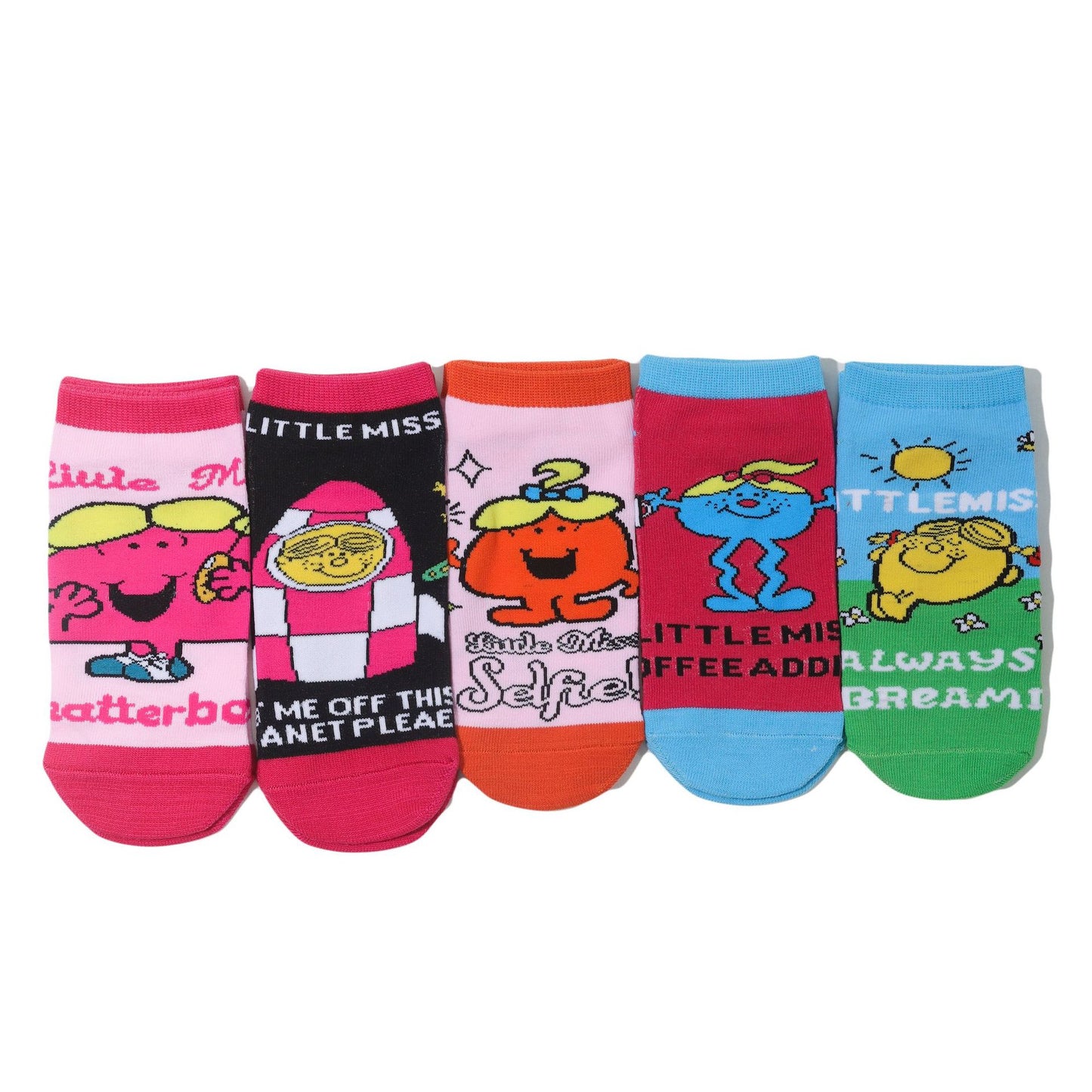 Female Cotton Animation Cartoon Men's Boat Socks Short Cotton Socks Comic  Personalized Animation Cute Sock-5PRS