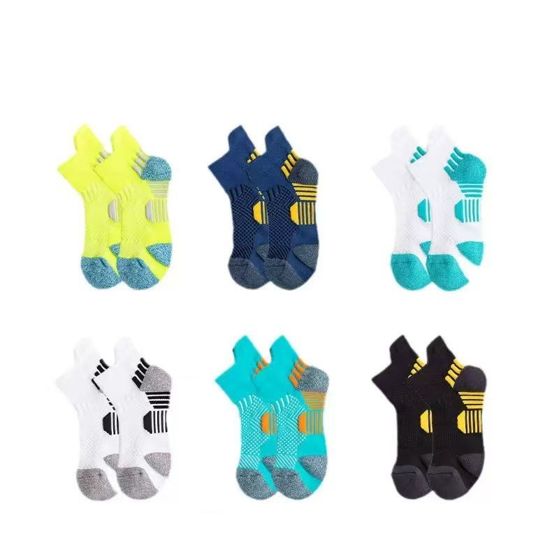 Badminton Socks Women's Towel Bottom Professional Marathon Running Socks Men's and Women's Fitness Sports Thickened Bottom Versatile Breathable