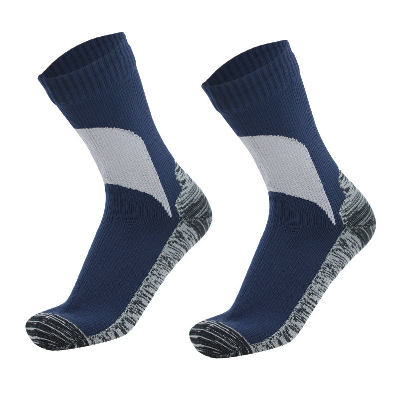 Waterproof Socks Medium Tube Ski Socks Cycling Camping Sports Wading Water Breathable Warm Outdoor Rain Socks for Men and Women