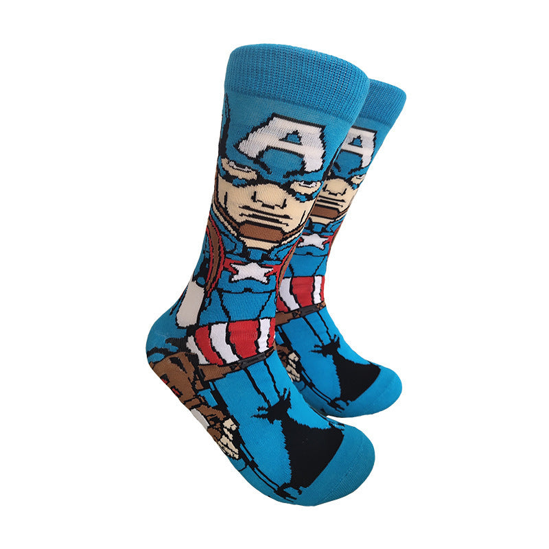 Medium tube socks men's and women's trendy brand stockings personalized European and American men's and women's socks sports skateboard socks