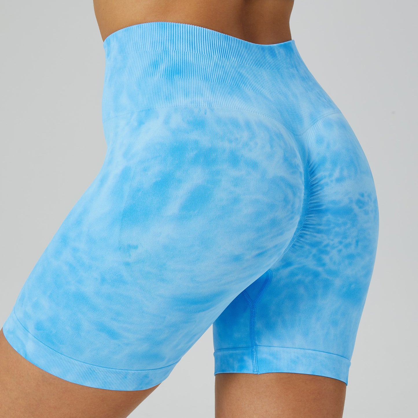 Statement Print Yoga Shorts｜High-Waist Hip Shaper Leggings｜Breathable Cool Max｜Workout & Daily Looks