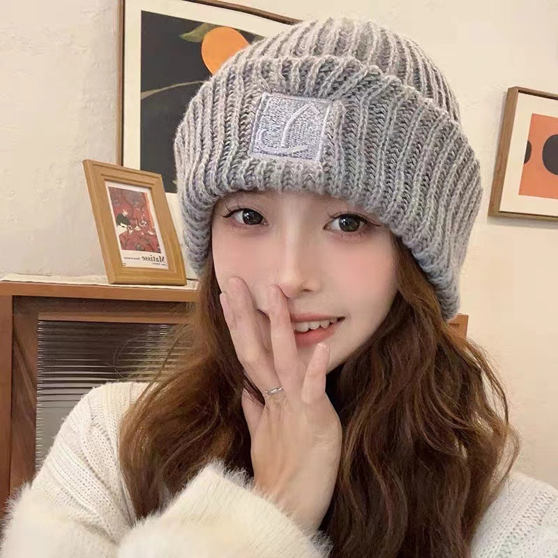 Fair Island Style Knitted Hat Children's Retro Dual-purpose Bag Hat Warm Wool Hat Ear Protection Street Style