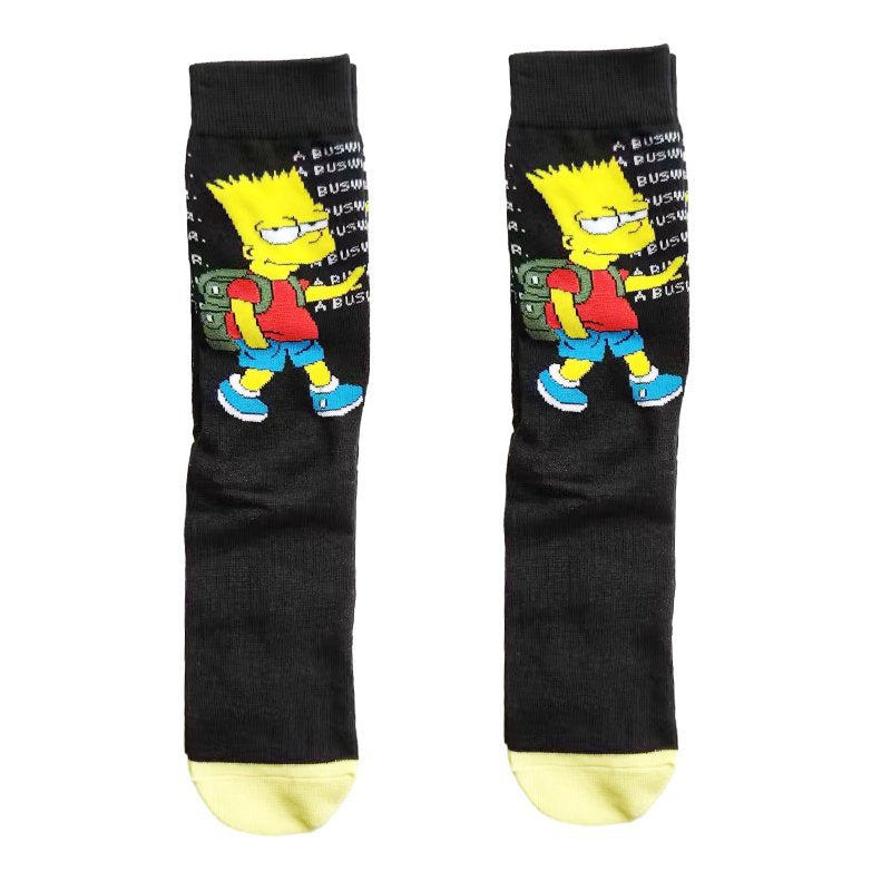 Socks Men's Cotton Tide Socks Wholesale Casual Ins Wholesale Socks-5PRS