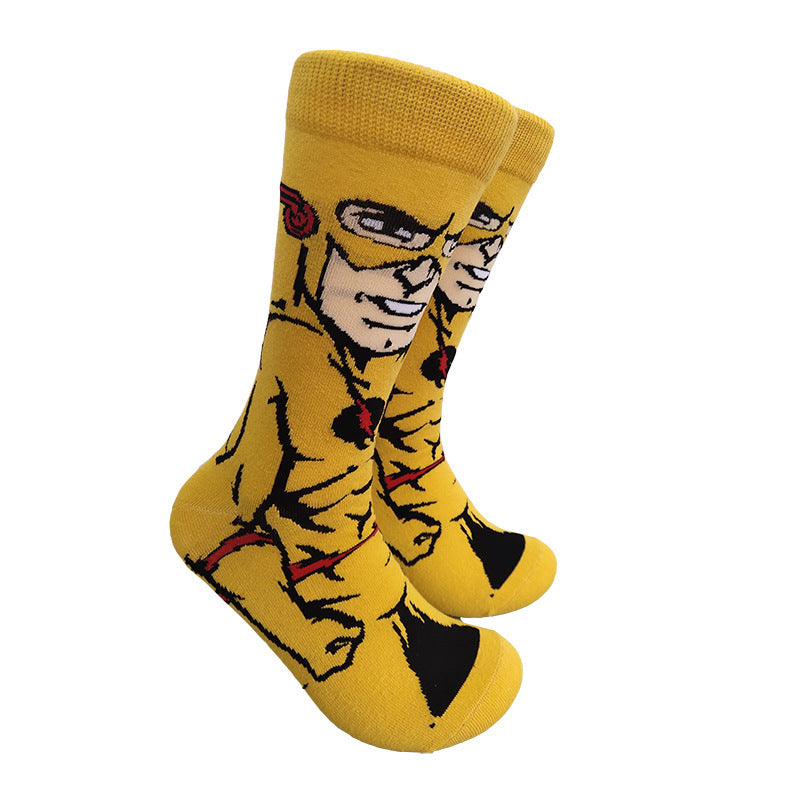 Medium tube socks men's and women's trendy brand stockings personalized European and American men's and women's socks sports skateboard socks