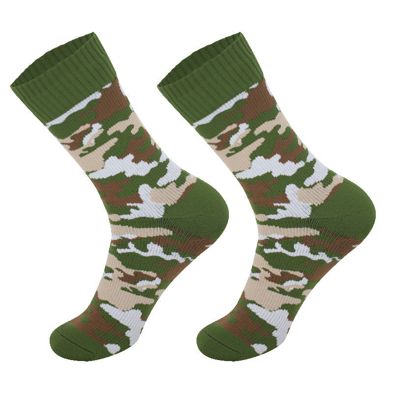 Waterproof Socks Medium Tube Ski Socks Cycling Camping Sports Wading Water Breathable Warm Outdoor Rain Socks for Men and Women