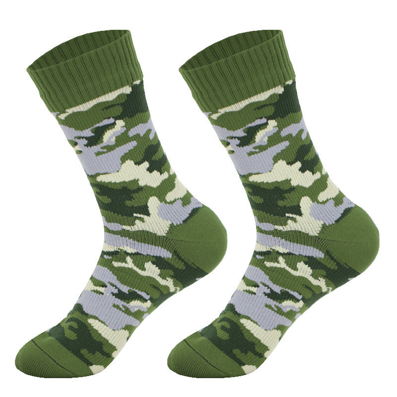 Waterproof Socks Medium Tube Ski Socks Cycling Camping Sports Wading Water Breathable Warm Outdoor Rain Socks for Men and Women