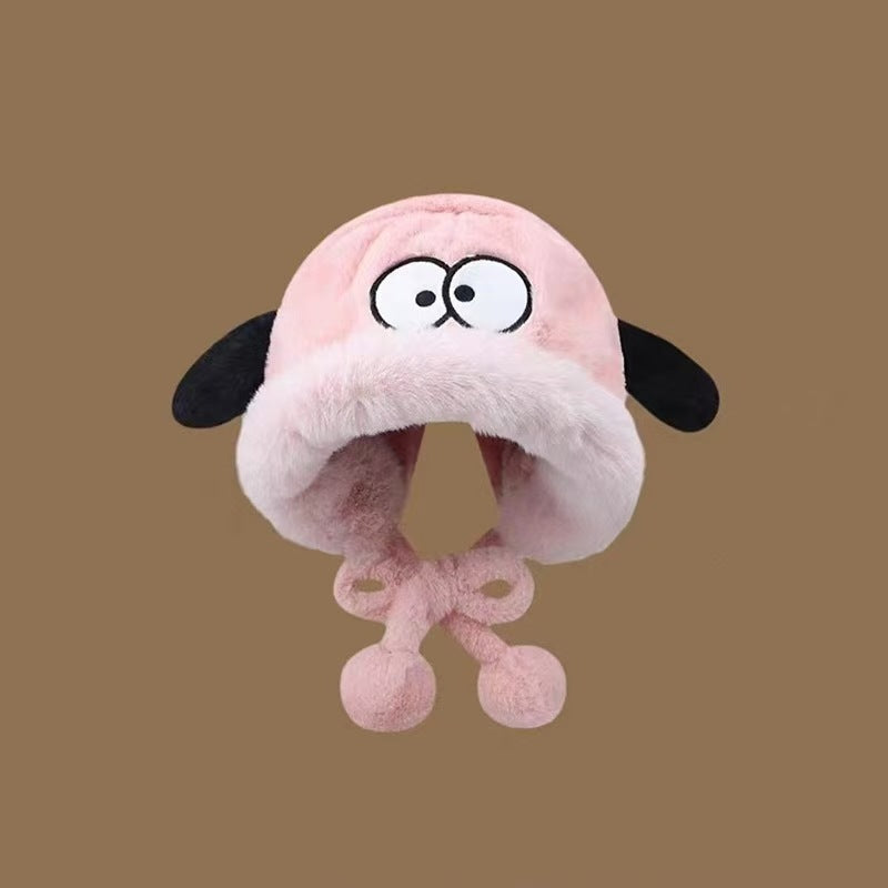 Fair Island Style Knitted Hat Children's Retro Dual-purpose Bag Hat Warm Wool Hat Ear Protection Street Style