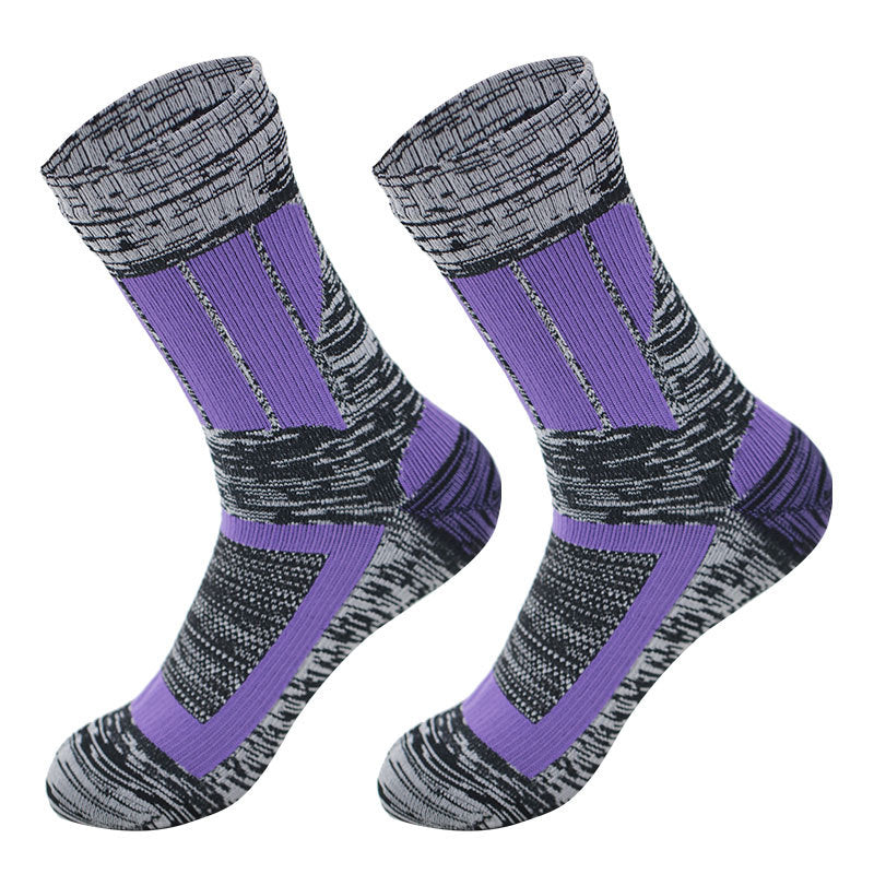 Waterproof Socks Medium Tube Ski Socks Cycling Camping Sports Wading Water Breathable Warm Outdoor Rain Socks for Men and Women